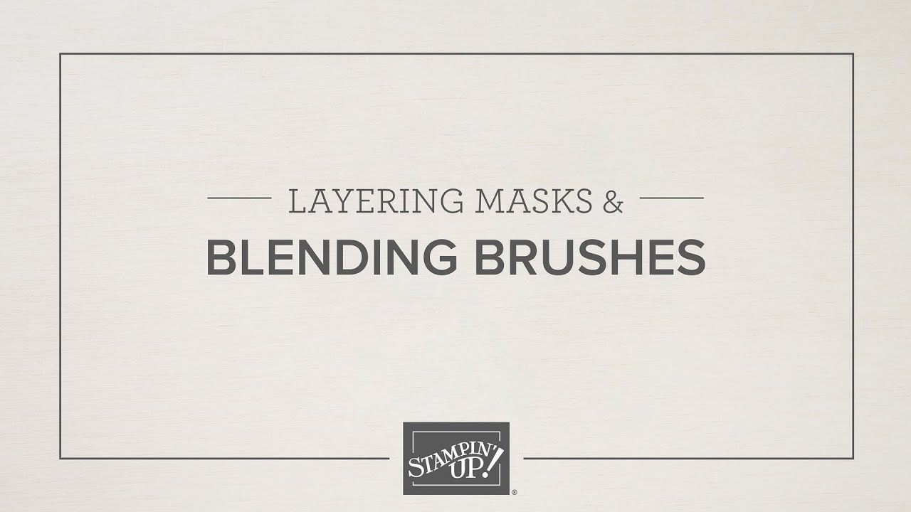 Layering Butterflies & Flowers Masks with Blending Brushes | Stampin’ Up! Cardmaking Technique