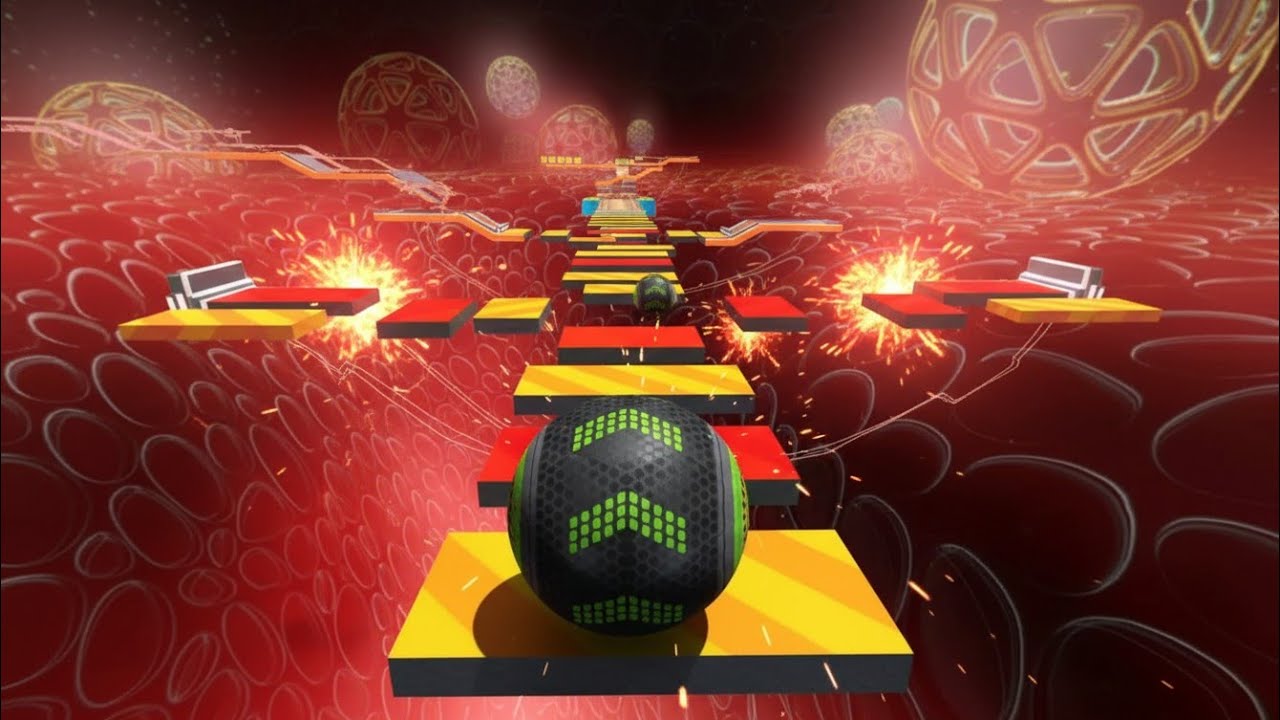 Going Balls Master 3D SpeedRun android ios fast Rolling ASMR gameplay 