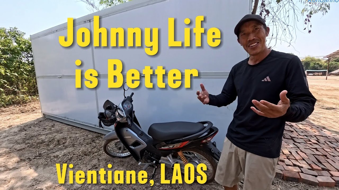 Johnny have been blessed with new house and a motorbike 