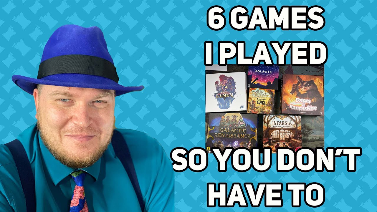 6 Games I Played So You Don’t Have To - with Tom Vasel