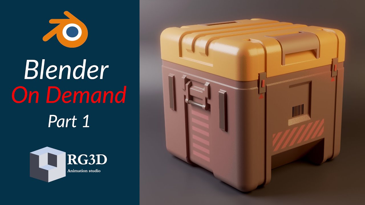 Sci-Fi Crates - Blender tutorials by viewer's request [Blender On Demand ep1]