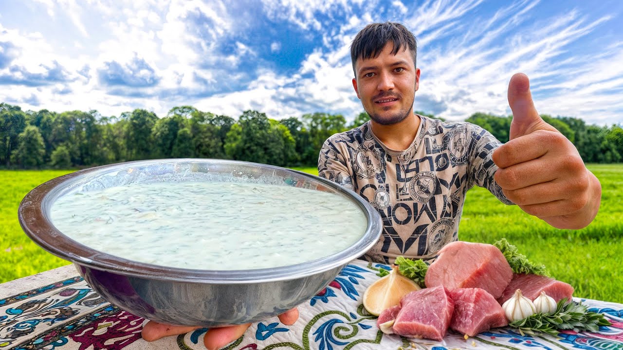 Освежающий холодный йогуртовый суп для жарких дней | Летний рецепт, который спасет от жары! ❄️