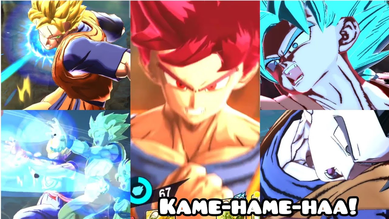 All Types Of Kamehameha In Dragon Ball Legends!!! With Gameplay! (2nd Anniversary)