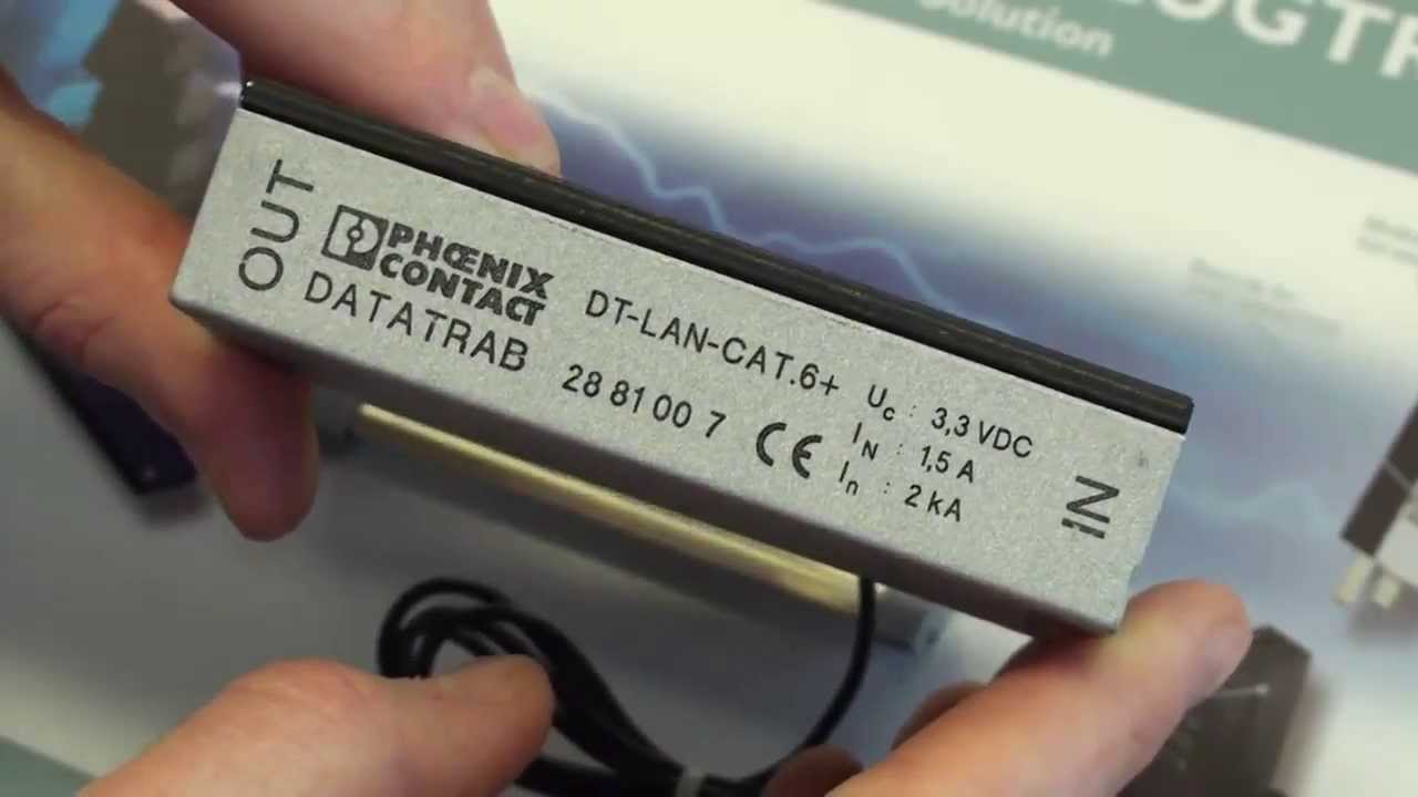 Surge protection for Ethernet and PoE   Phoenix Contact