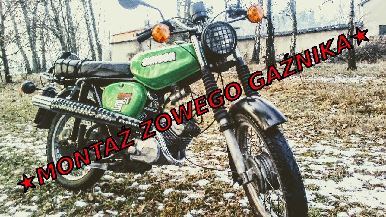 ★ Zakładamy nowy gaźnik AMAL 18T ★ Simson s51 ENDURO ★