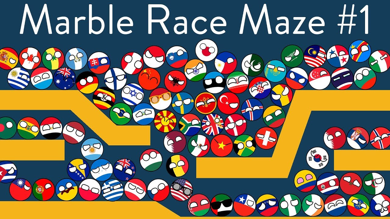 Countryballs Marble Race League #1 | 2019 Summer League