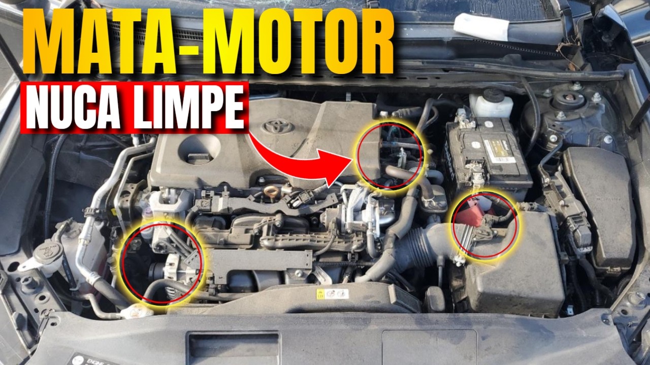 6 Peças do Motor que Você NUNCA Deve Limpar Dano Instantâneo!