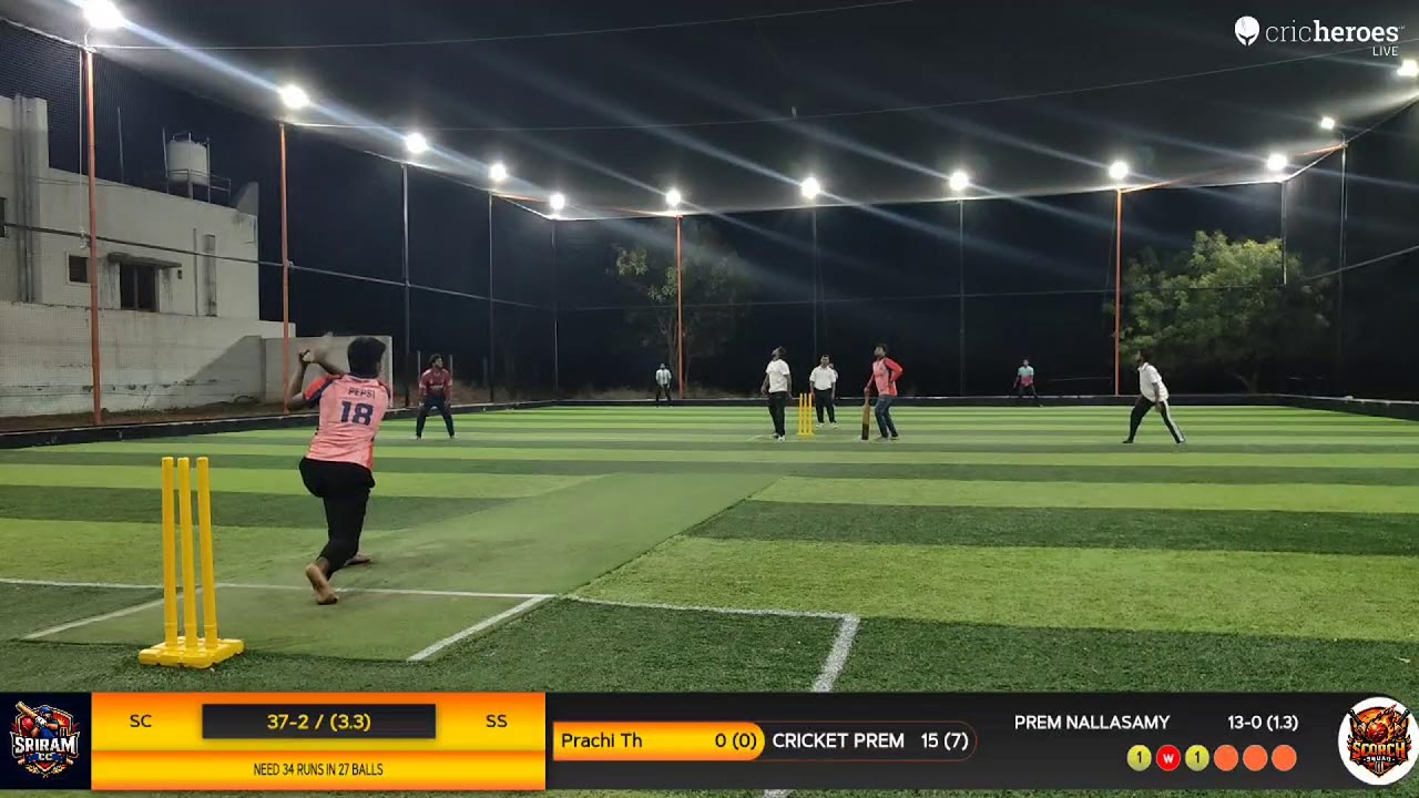SRIRAM CC vs SCORCH SQUAD live cricket match | Headlight Cricket - 300 ( Auction Tournament) live -