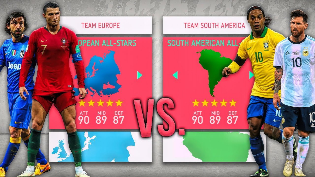 European ALL-STARS vs. South American ALL-STARS! - FIFA 20 Career Mode