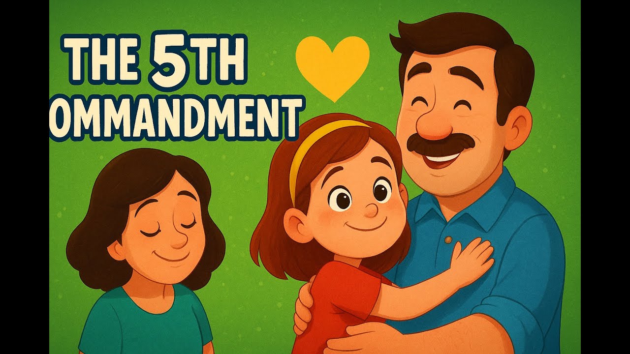 👨&zwj;👩&zwj;👧&zwj;👦 What Is the Fifth Commandment? | Bible Lesson for Kids! 💛