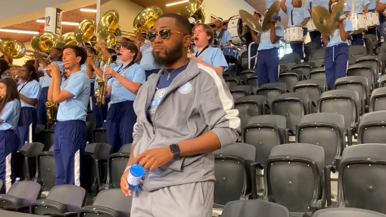 Lee Huntsville High School Marching Band(AL) 2023 Rocket City Gym Jam Battle Of The Bands (Stands)