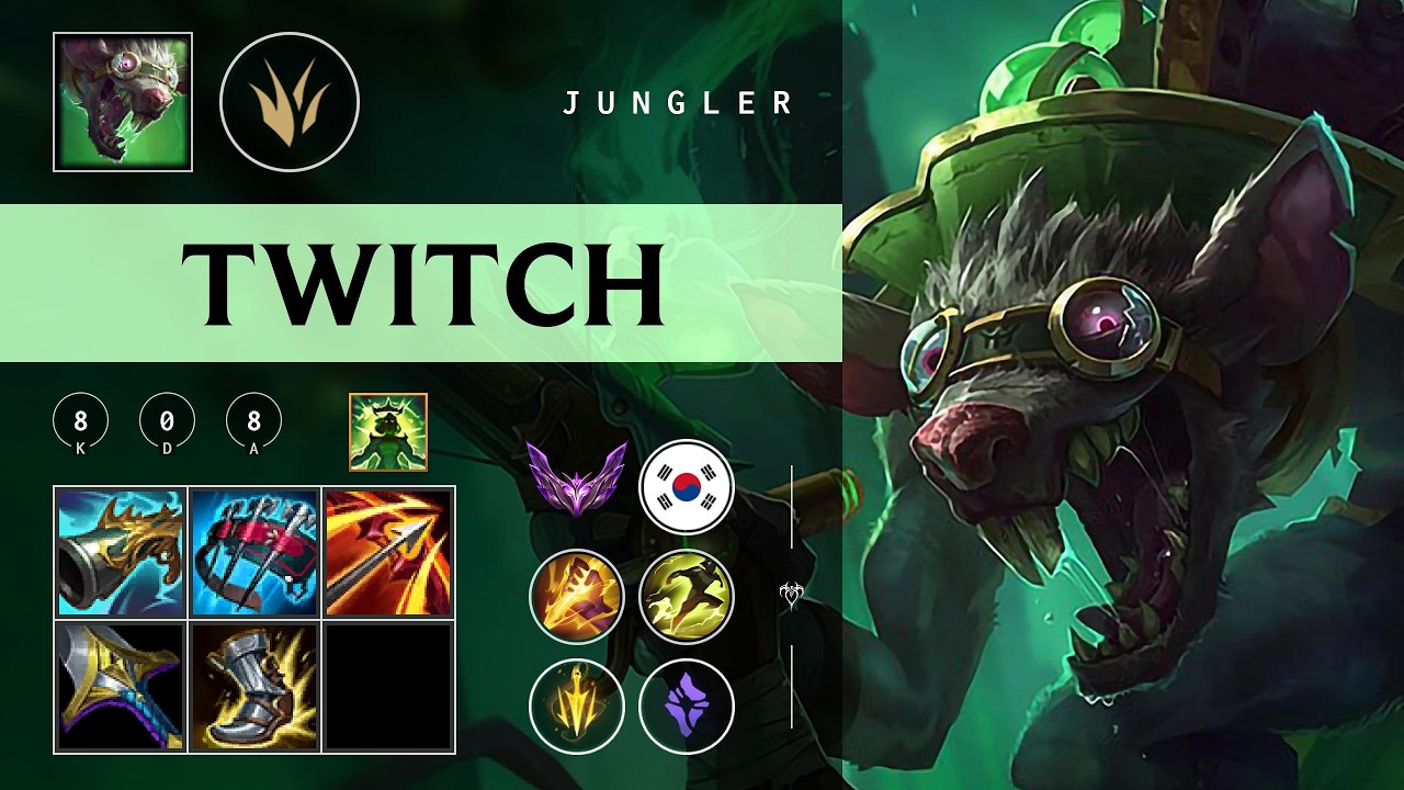 Twitch Jungle vs Vi - KR Master Patch 26.05