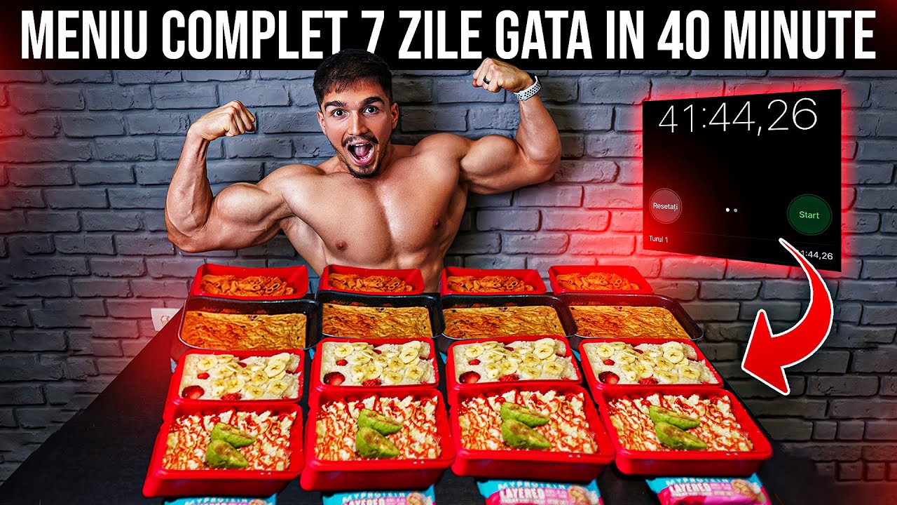 MENIU COMPLET PT OAMENI OCUPATI | MASA MUSCULARA & ELIMINAREA GRASIMII