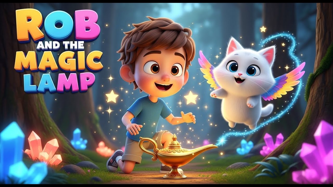Rob and the Magic Lamp | Bedtime Story for Kids | Moral Story for Children