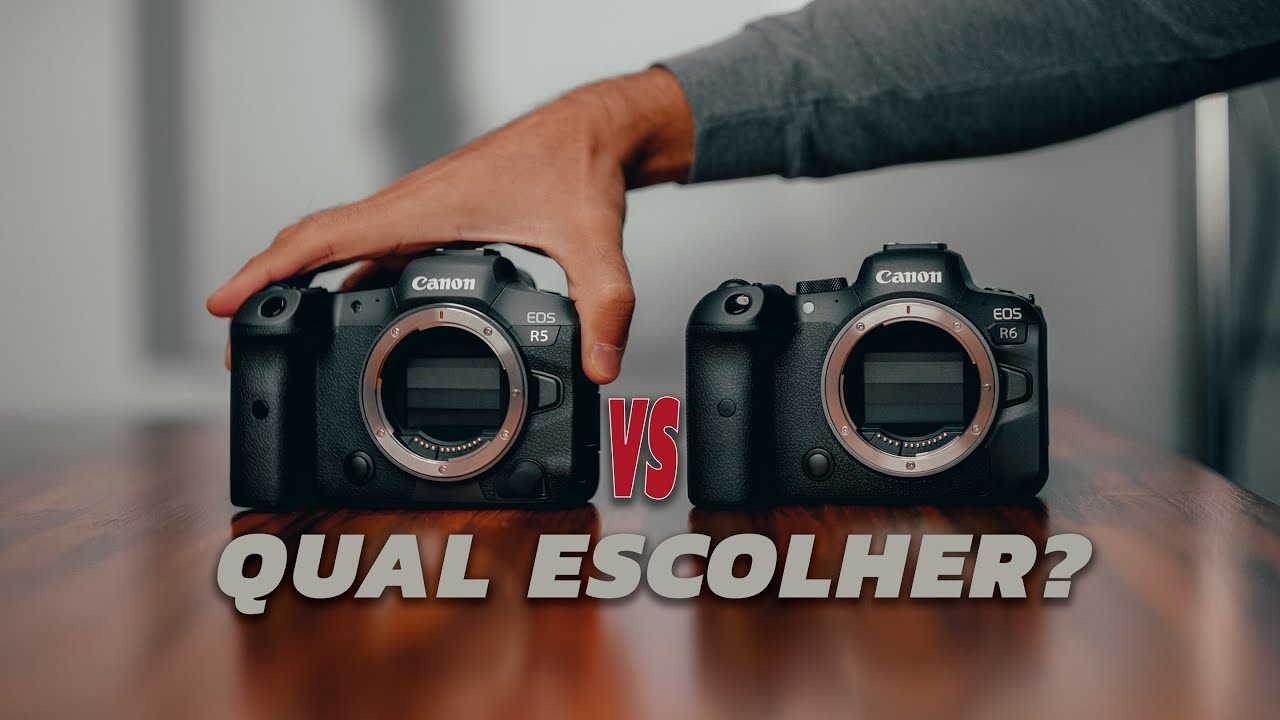 Canon R6 VS R5 - Qual a melhor escolha pra voce?  Comparativo e Análise