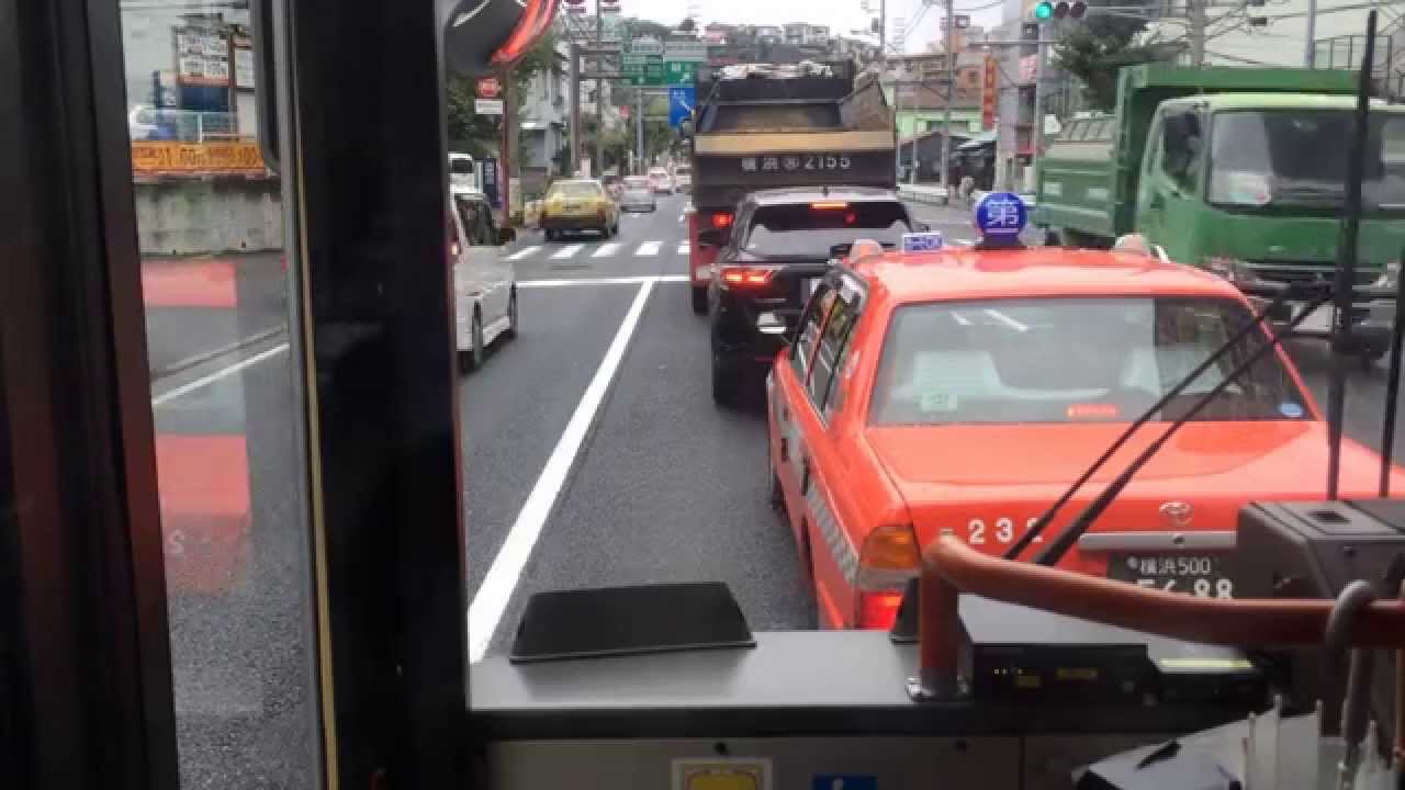 神奈中バス 横17 前面展望 横浜駅西口⇒保土ヶ谷駅⇒平戸⇒東戸塚駅東口