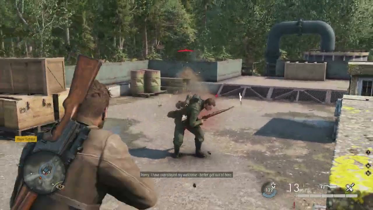 Sniper Elite: Resistance - Mission 4 Collision Course: Find and Eliminate Intel Sources 4/4 Gameplay