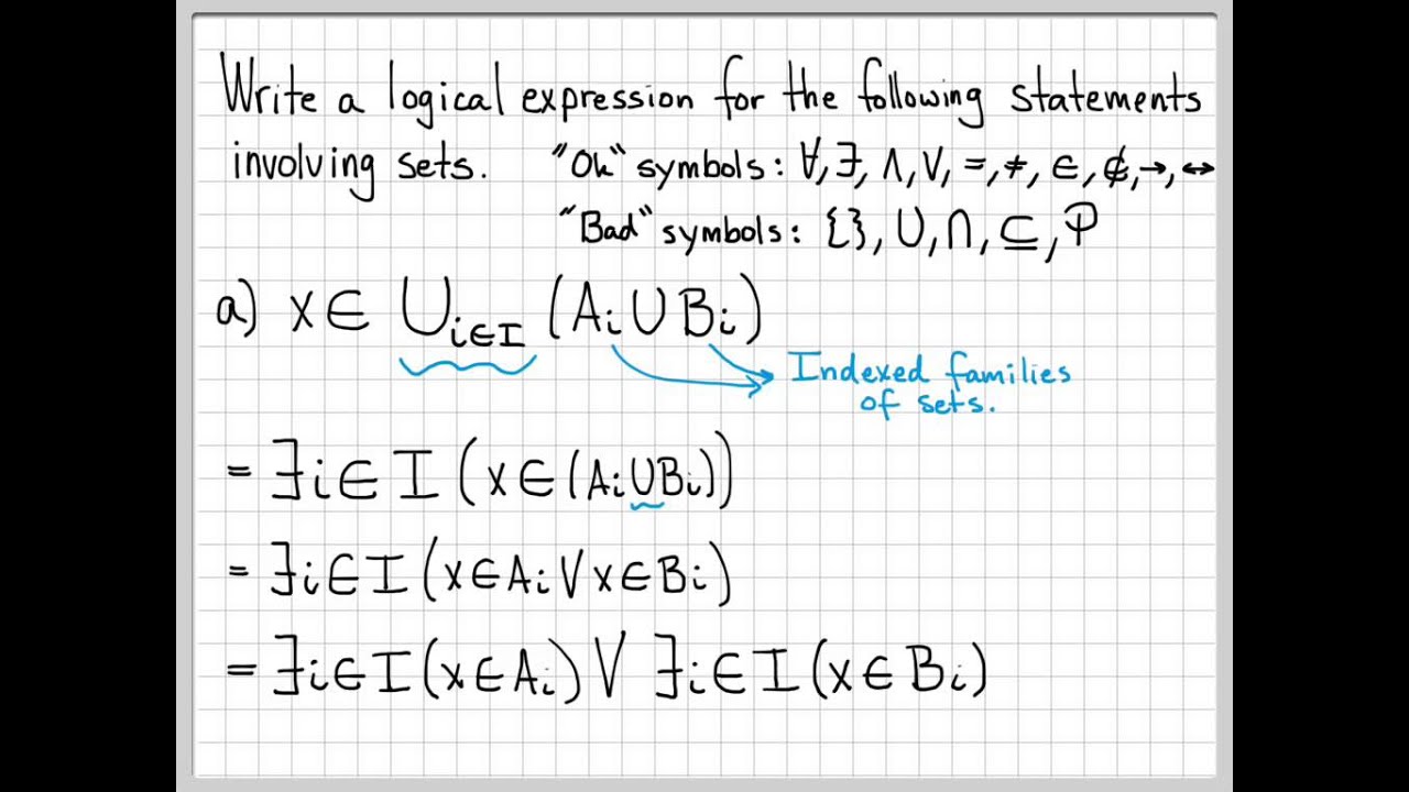Proof and Problem Solving - More Sets Example 01