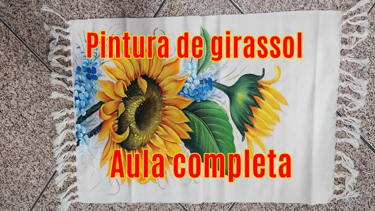 Pintura de girassol