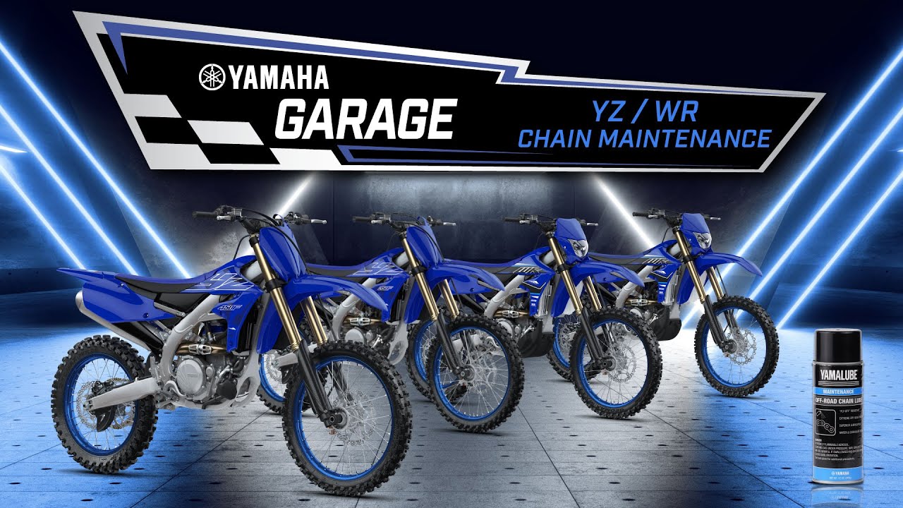 Yamaha DIY: Chain maintenance (for Yamaha YZ250F, YZ250FX, YZ450F, YZ450FX, WR250F or WR450F)