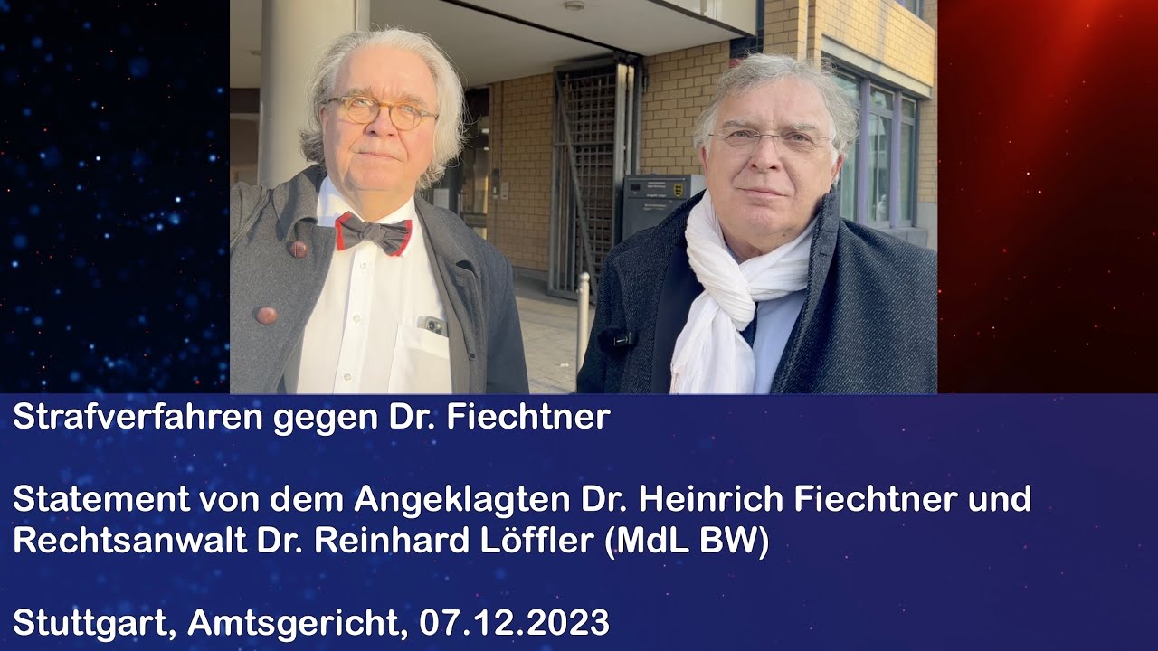 Dr. Fiechtner hält in seinem „Letzten Wort“ der „Staatsanwältin“ den Spiegel vor und klagt sie an