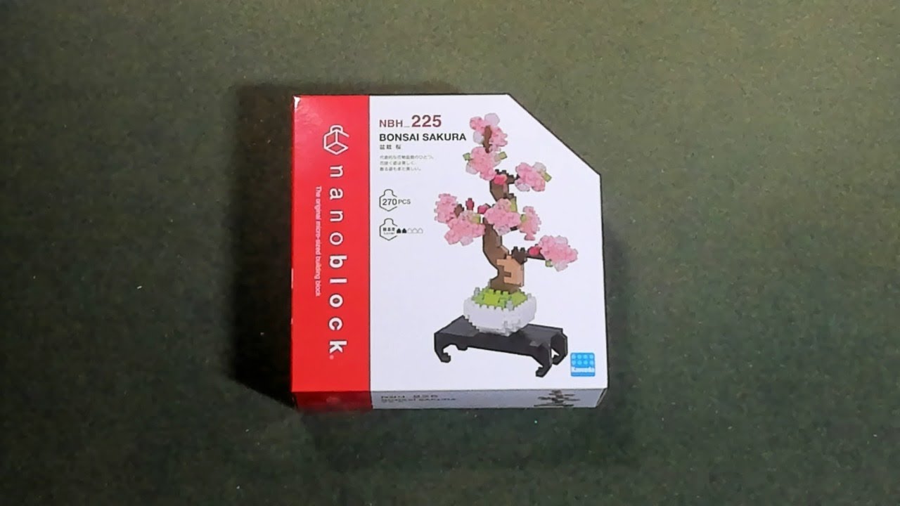 【nanoblock】盆栽 桜 (BONSAI SAKURA) [puzzle]