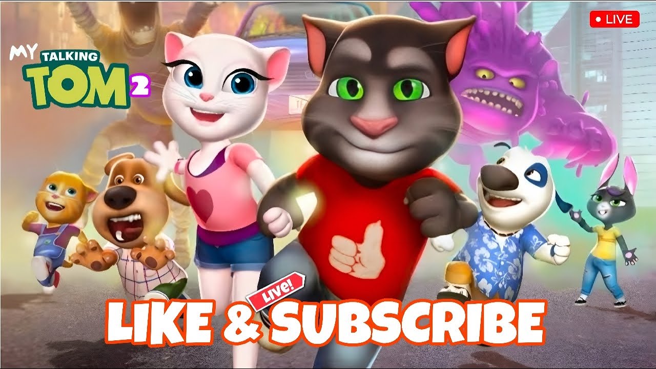 Talking Tom Live Fun #talkingtom #treandingshorts