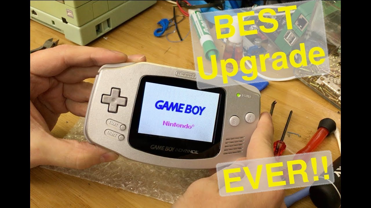 GameBoy Advance Backlight Upgrade! So good.