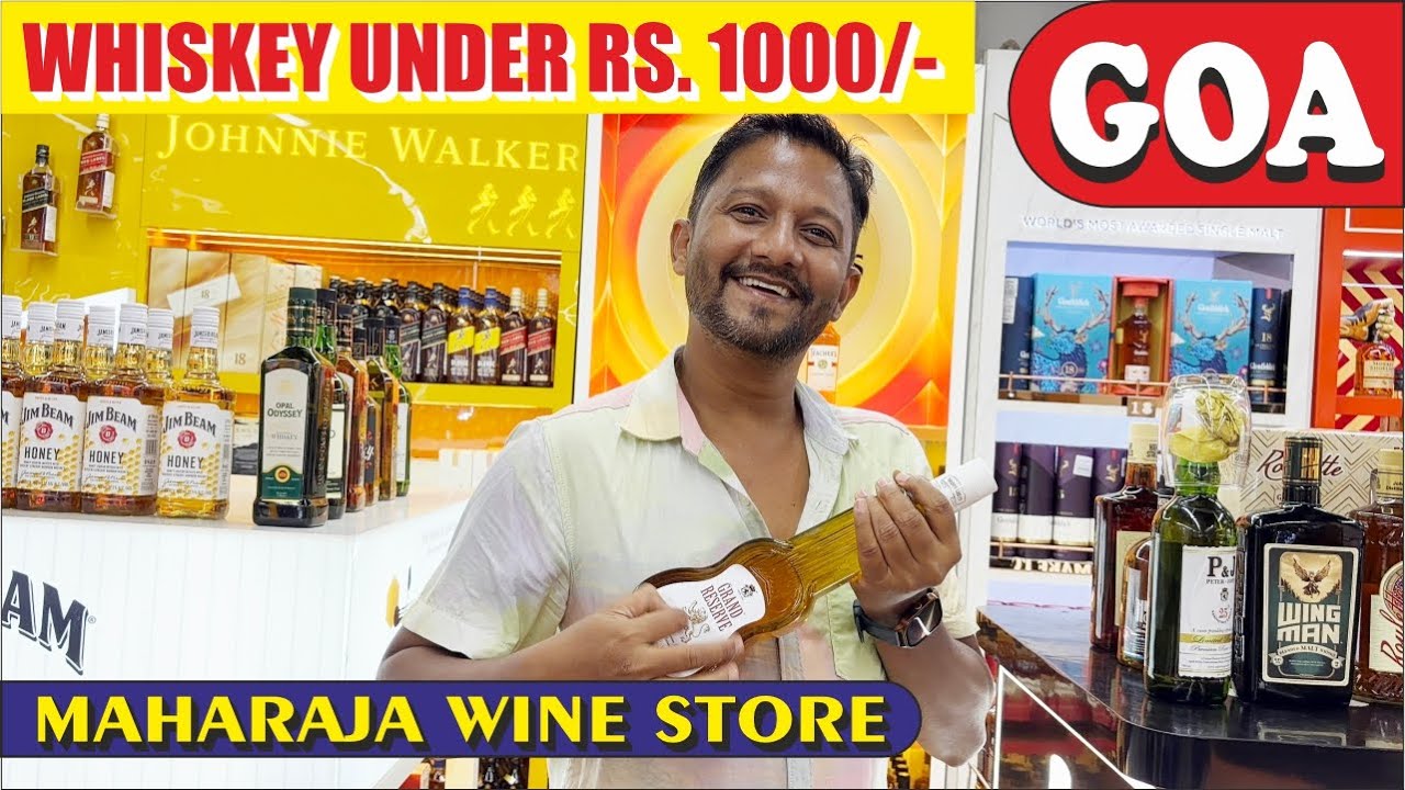 🥃 Full Whiskey Bottle Review | Price & Details | Goa Liquor Shopping 🥃✨