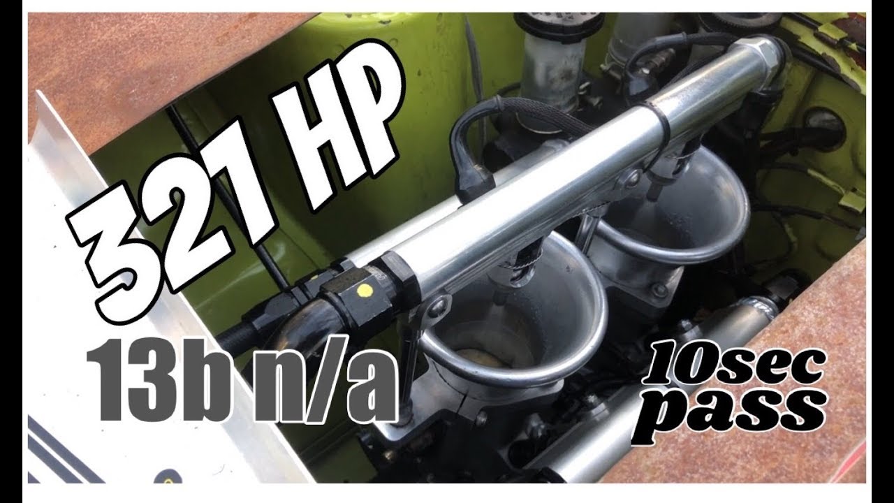 300+hp n/a 13b bridgeport running methanol and 10sec pass