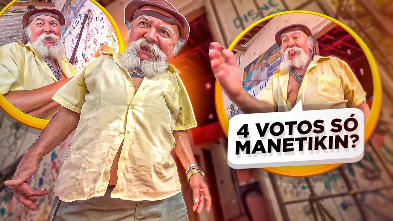 MANETIKIN SÓ TEVE 4 VOTOS E CHEGOU CHORANDO PRA LUIZ DO SOM | MANETIKIN