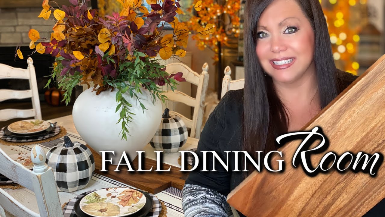 Dining Room Fall | Decorate With Me