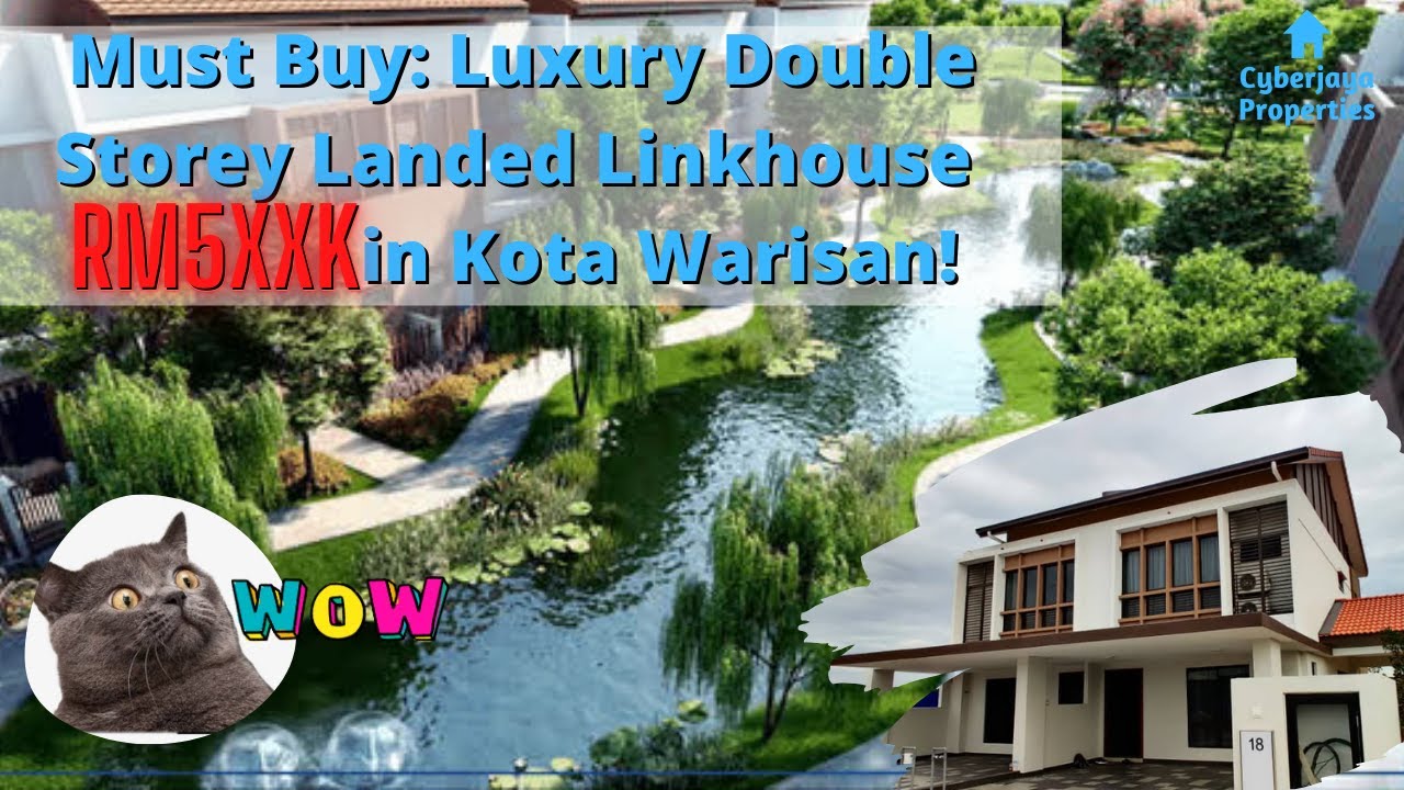 Book now! RM5xxk luxury double storey landed Kota Warisan Tropika phase 1