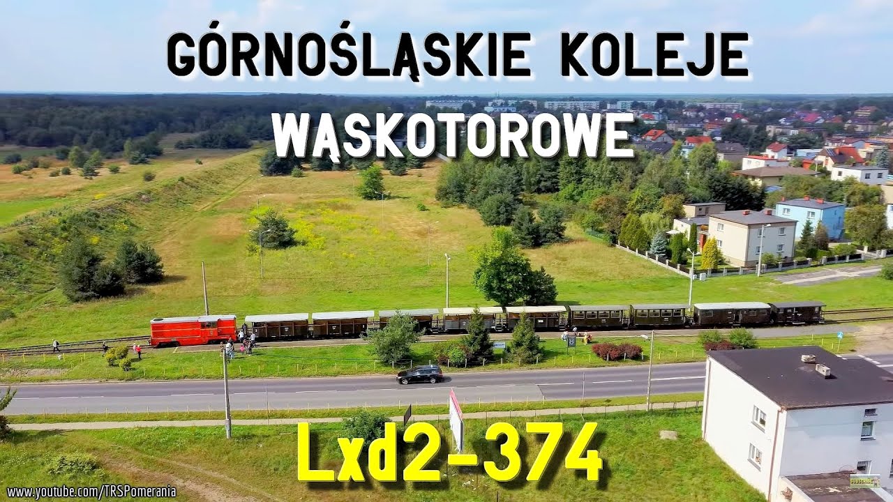 Letnie Górnośląskie Koleje Wąskotorowe z Lxd2-374 // Narrow-gauge railway Bytom - Miasteczko Slaskie