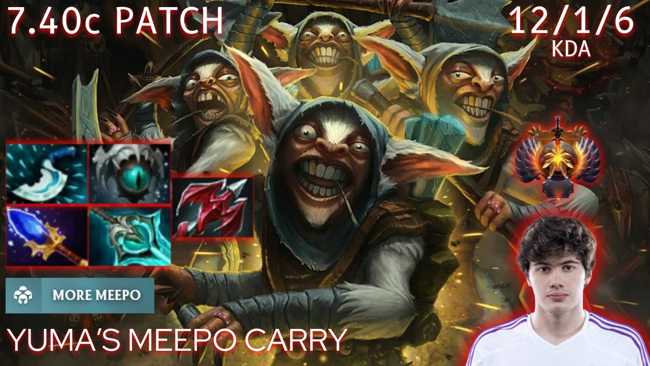 🐉 Dota 2 7.40c Yuma's Meepo - Micro Mastery Full Gameplay