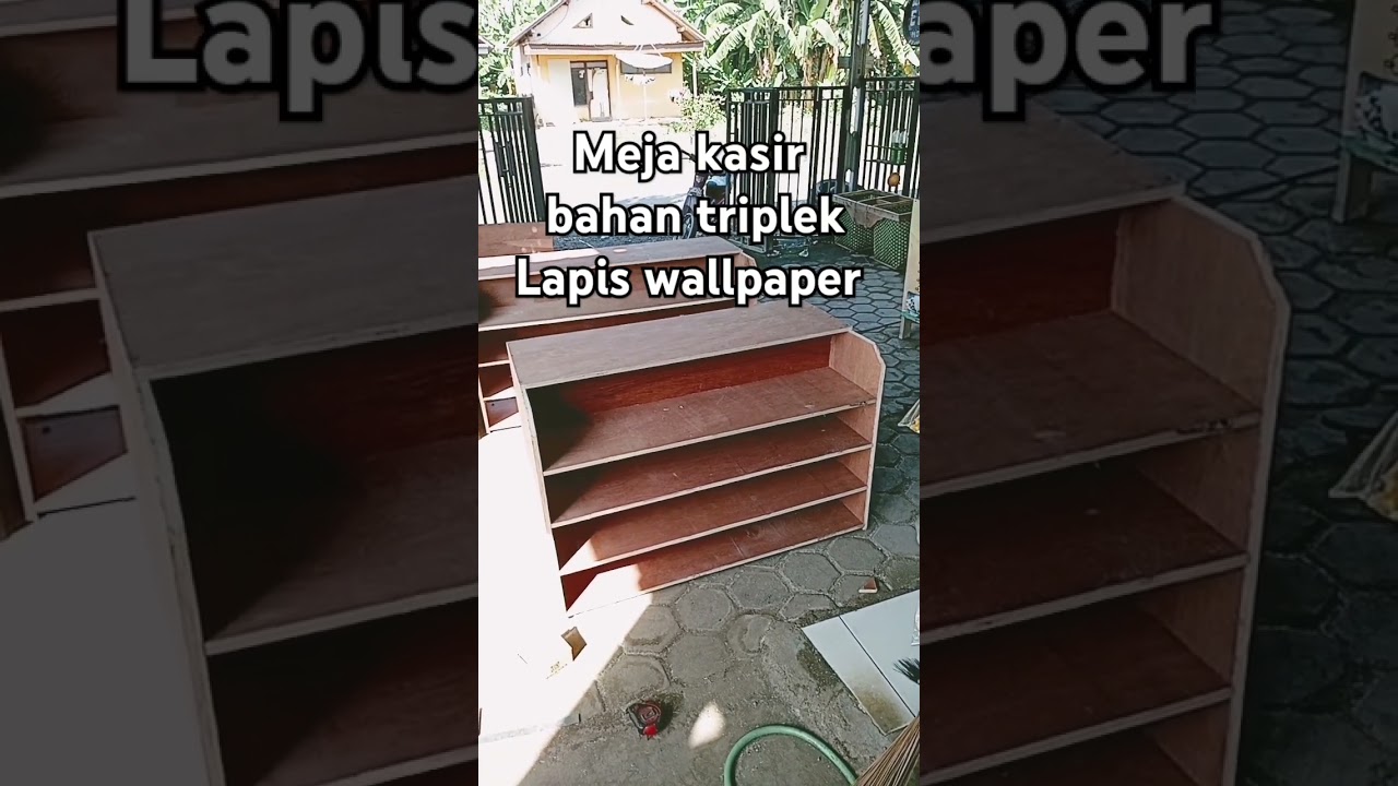 pembuatan meja kasir minimarket #kerja #shorts