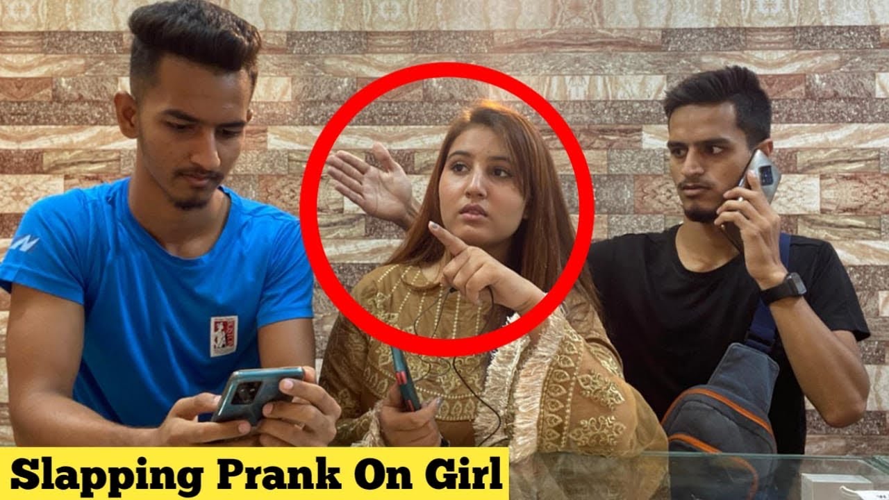 Slapping Prank On Girl | Pranks In Pakistan | @Bobby Butt