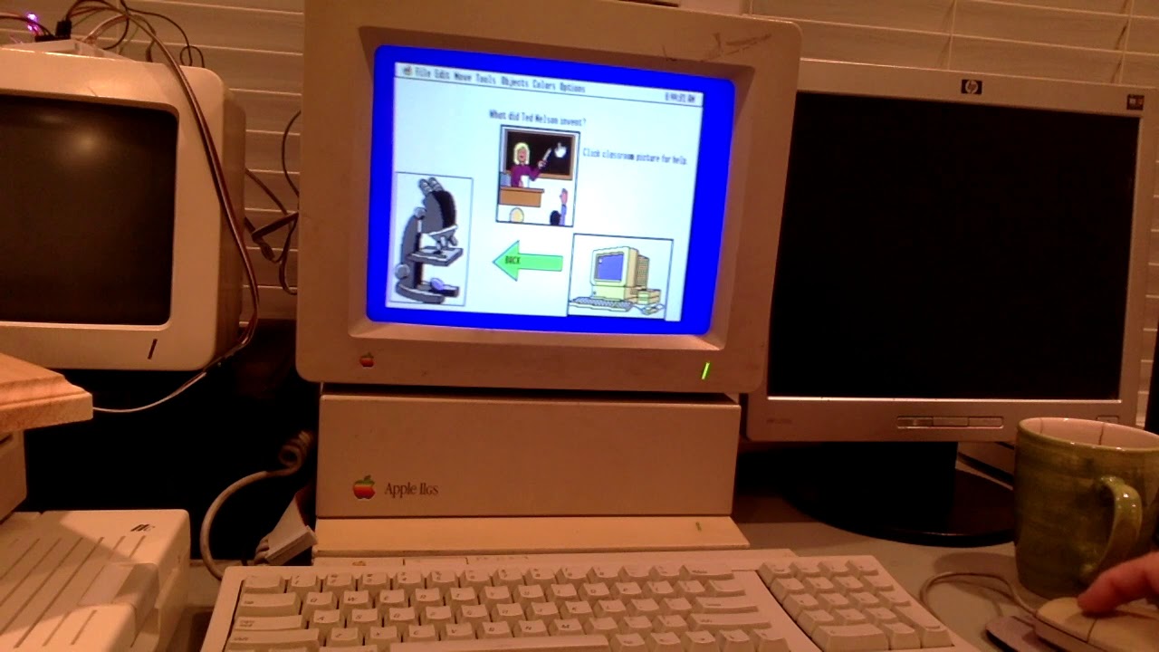 Hyperstudio GS demo with microphone recording