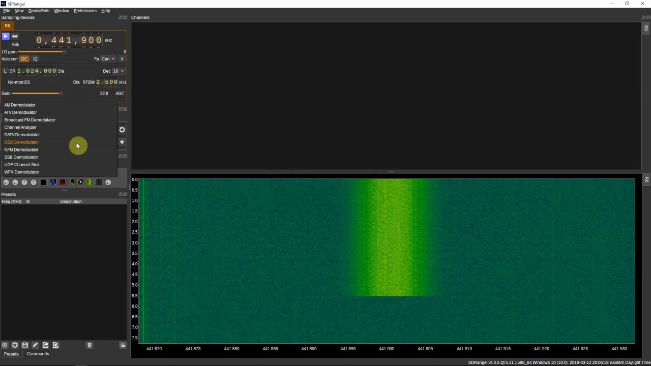 Как настроить программное обеспечение SDR Angel для декодирования DMR в Windows 10
