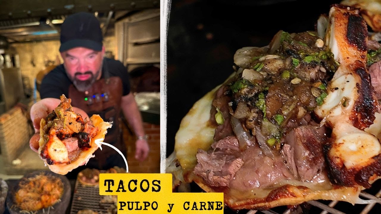 🌮🔥 TACOS de PULPO con AGUJA NORTEÑA | 🚨No los encontrarás en ningún lado más que en BRASS 🐗 |