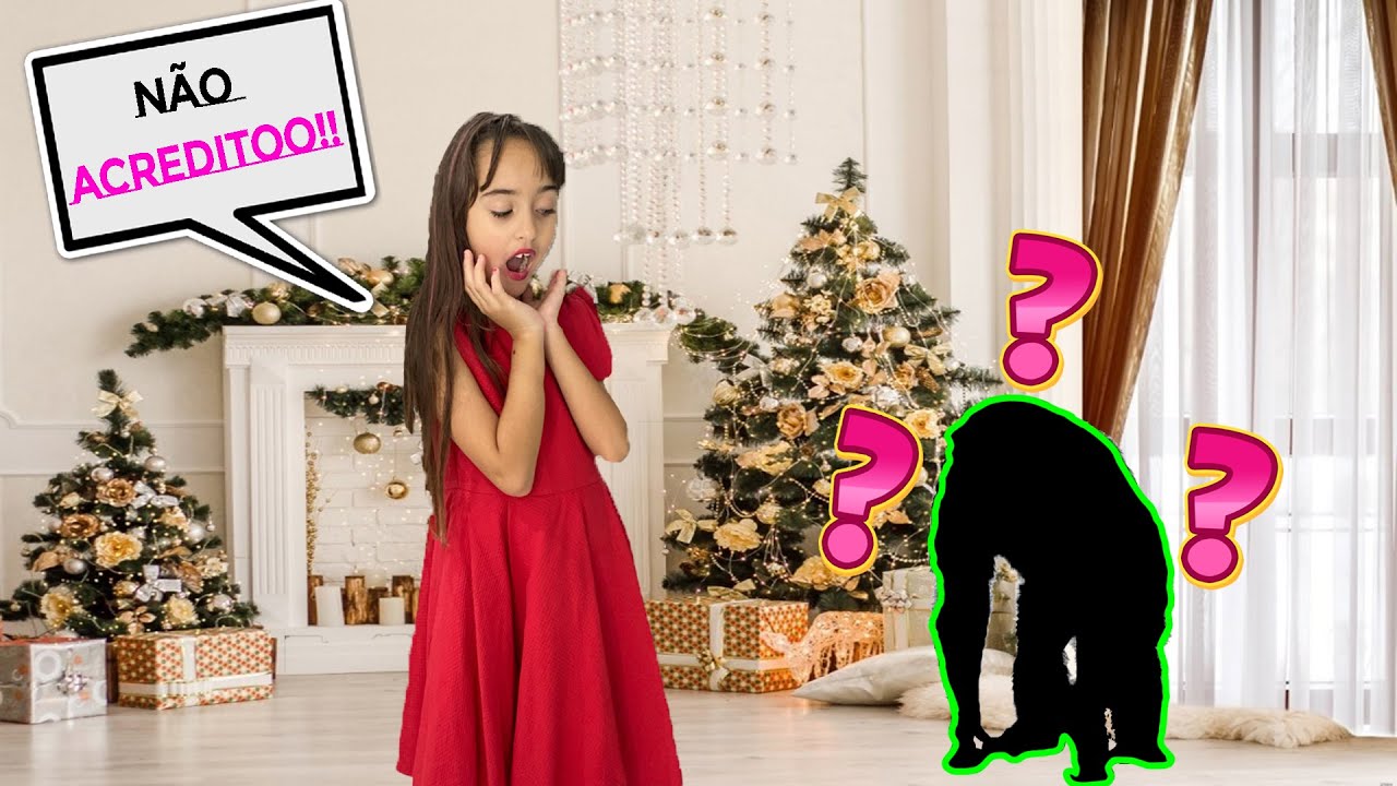 NOVO ANIMAL DE ESTIMAÇÃO DA BELINHA DE PRESENTE DE NATAL - A BELINHA ADOTOU UM NOVO ANIMAL