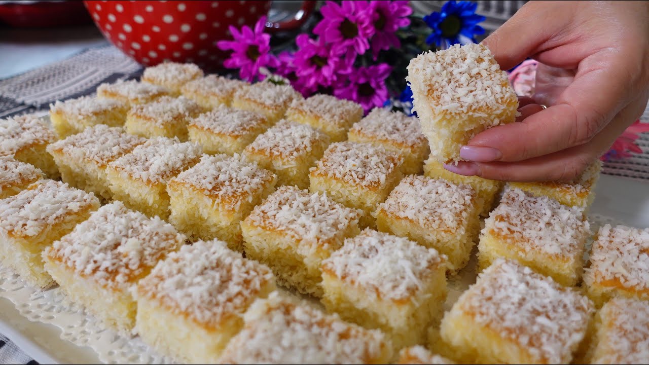 NEODOLJIVI BELI CUPAVCI! Brzi i Socni / Easy Coconut Cakes!