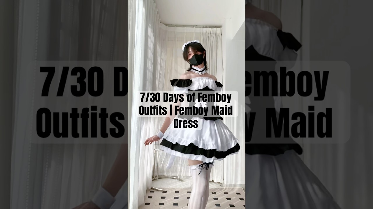 7/30 Days of Femboy Outfits | Femboy Maid #femboyclothing #maid #cosplay #sissyfemboy #femboy #cute