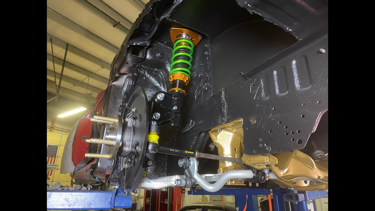 GC8's whole front suspension is in!