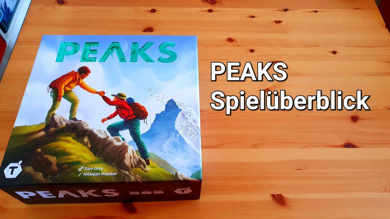 PEAKS, Spielüberblick // #brettspielvibes
