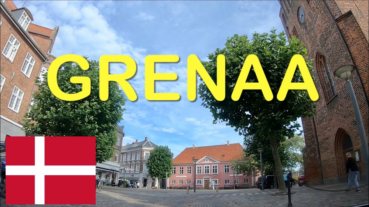 Walking & Driving in Grenaa. Denmark