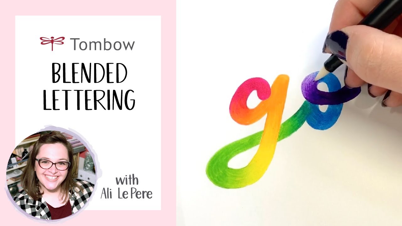 How to Blend Letters Using Dual Brush Pens