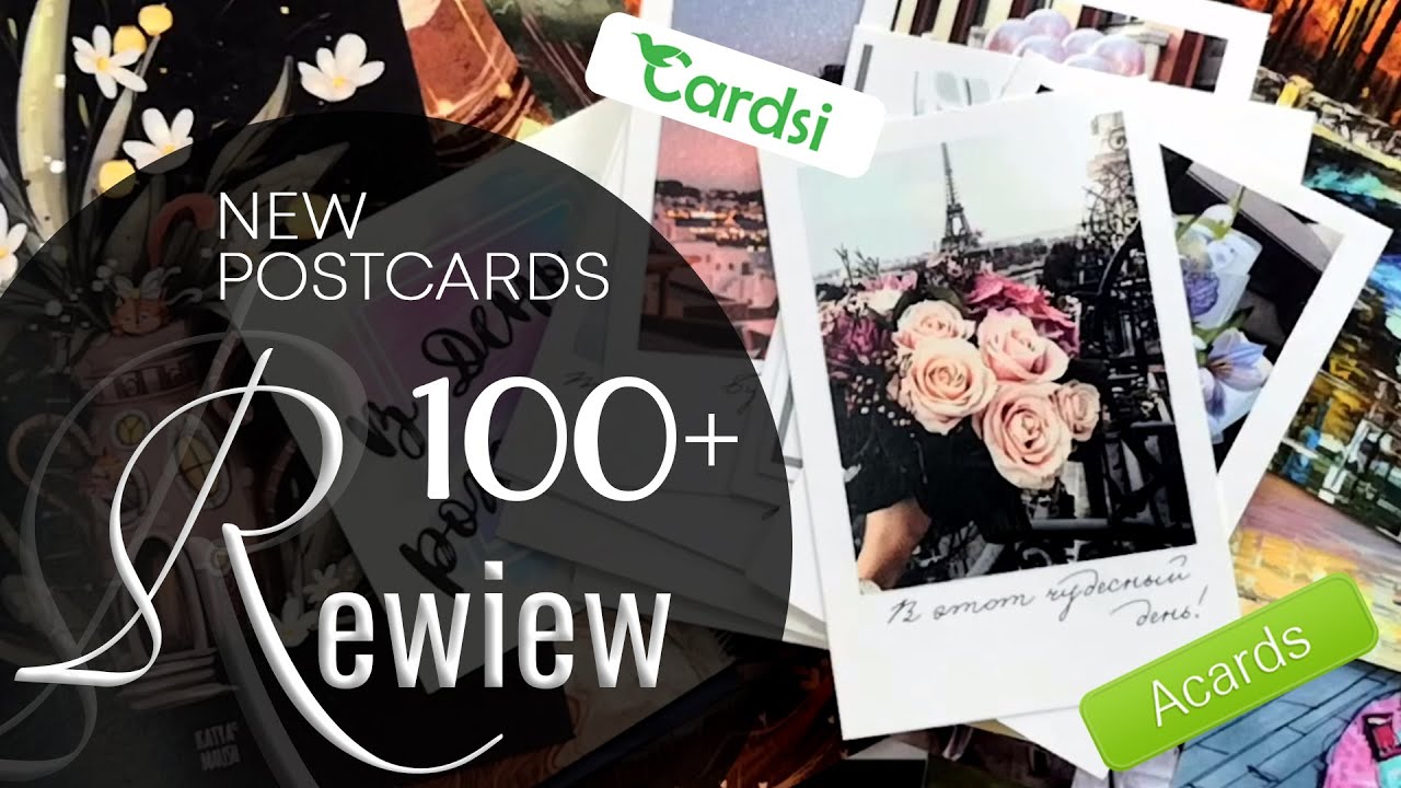 👀 REVIEW: 100+ beautiful postcards | Purchases from Belarus | POSTCROSSING