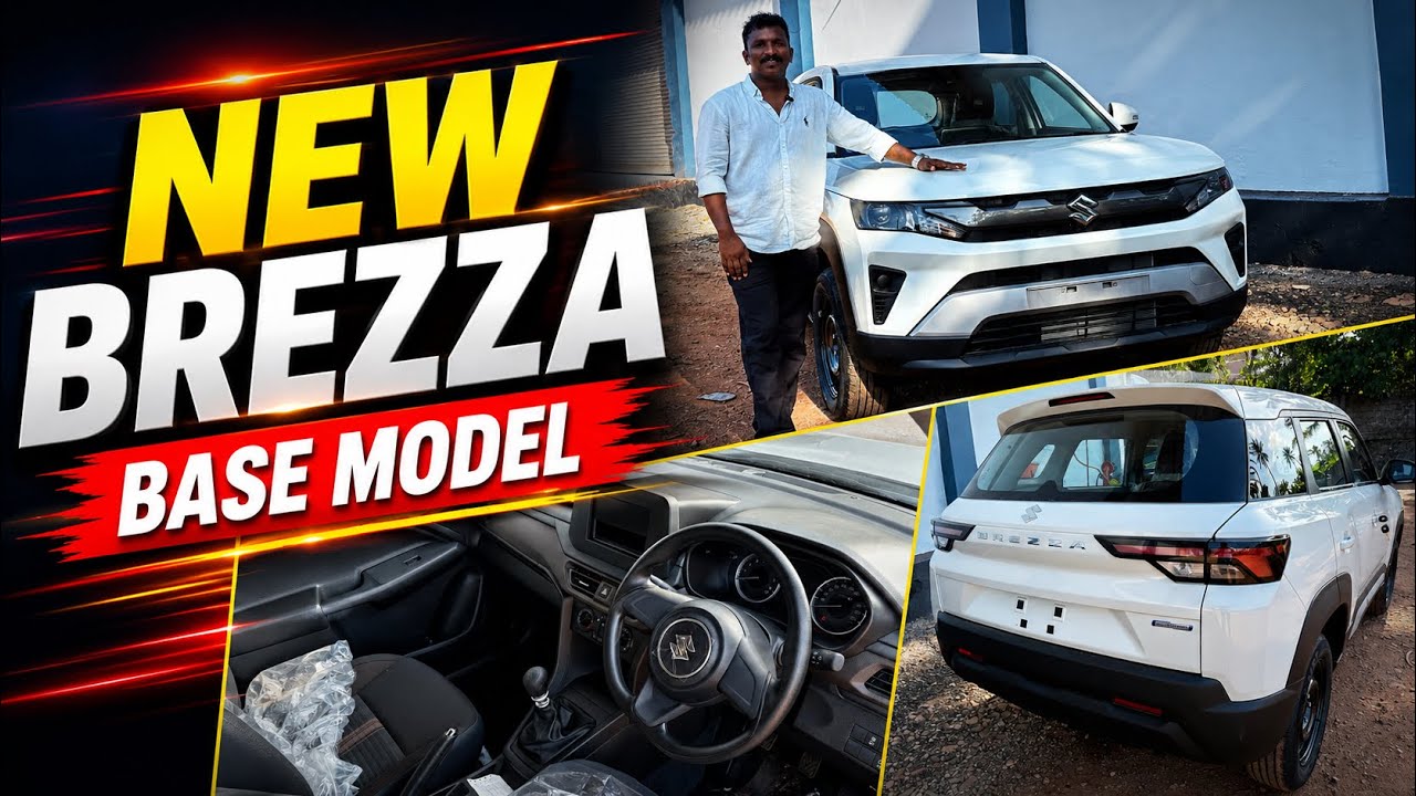 Maruti Brezza Facelift LXI Base Variant Detailed Malayalam Review - Onroad Price - Features