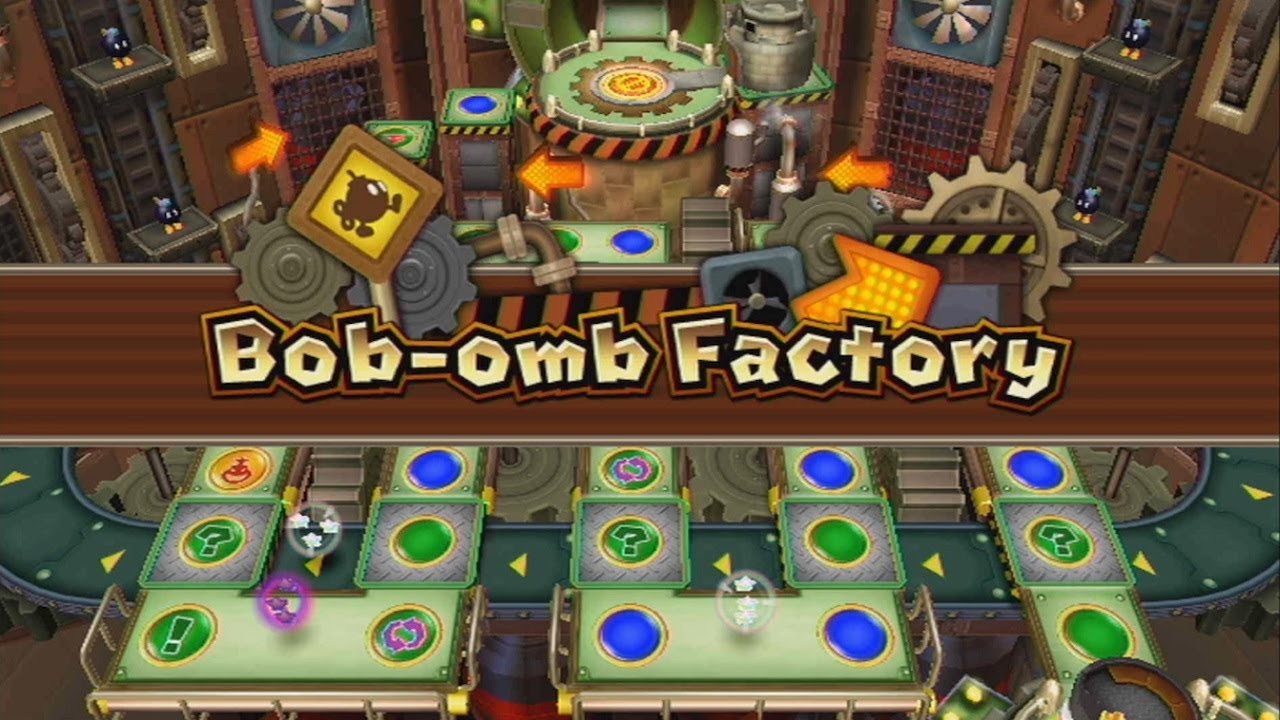 Mario Party 9: Bob-omb Factory (4 Player)